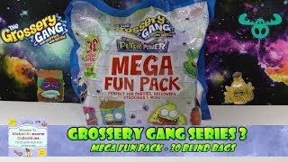 Grossery Gang Series 3 Mega Fun Pack  30 Individual Blind Bags In One Package [upl. by Ynnavoeg]