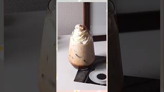 Mocha cream latte homecafe shortsvideo [upl. by Wilser]