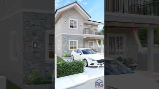 4 Bedroom Two Storey House Design 80 x 80 m architecture twostoreybuildingdesignplan [upl. by Annirtak]