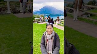 PANORAMIC VIEW at SIGRISWIL travel shortvideo sigriswil switzerland selfie slowmotion [upl. by Anolla]