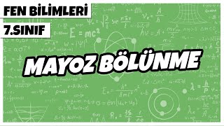 7 Sınıf Fen Bilimleri  Mayoz Bölünme  2022 [upl. by Zitvaa]