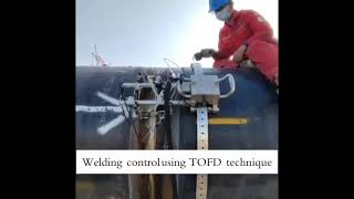 Welding control using TOFD technique [upl. by Irahs]