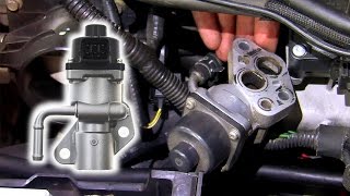 How to Remove amp inspect EGR valve Ford Duratec HE Mondeo Focus Mazda [upl. by Ahsinev]