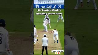 Sir Alastair Cook stunning cover drive 😵 cricket viralshort [upl. by Oliy566]