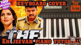 En Jeevan Theri song keyboard cover Piano cover Unnale ennalum song Vijay GV Prakash [upl. by Ermin]