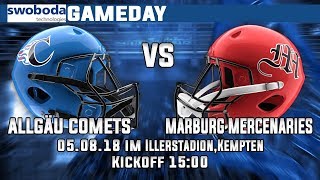 Allgäu Comets vs Marburg Mercenaries [upl. by Ynagoham]