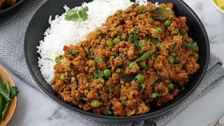 Quick and Easy Lamb Mince Curry in 30mins  Lamb Keema Curry [upl. by Gelya]