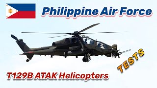 Philippine Air Force Tests its T129B ATAK Helicopters [upl. by Hgielyak342]