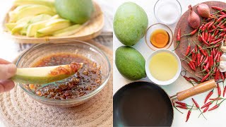 How to Make Green Mango Dipping Sauce with Fish Sauce [upl. by Chrysa61]