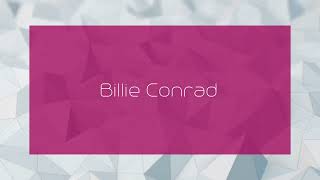 Billie Conrad  appearance [upl. by Eniliuqcaj]