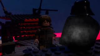 DARTH VADER VS LUKE LEGO Stop Motion [upl. by Nogam271]