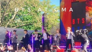 BTS at GMA NYC 190516 방탄소년단 [upl. by Alhan]