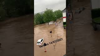 Verviers INONDATION 14072021 [upl. by Claudy]