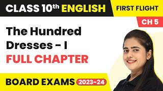 The Hundred Dresses I Full Chapter Question amp Answers  Class 10 English Chapter 5 202223 [upl. by Gainer]