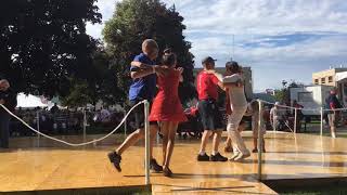 People dance to Polka music during Polish Fest [upl. by Yorztif]