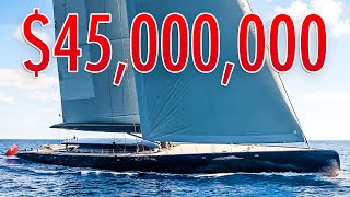 Inside a 45000000 Luxury Sailing Yacht [upl. by Rorke951]