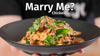 Marry Me Chicken  Creamy Garlic Sun Dried Tomato Chicken [upl. by Grantley]