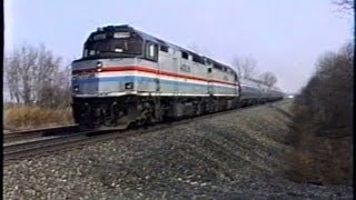 Amtrak in Upstate NY  1998 Part 3 [upl. by Haletky]