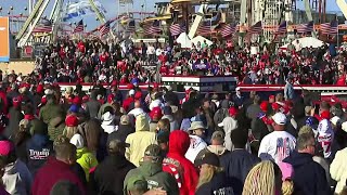 President Donald Trump hosts rally on the beach in Wildwood NJ [upl. by Eugeniusz578]