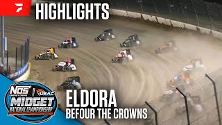 BeFour The Crowns  USAC Midgets at Eldora Speedway 92024  Highlights [upl. by Karmen]