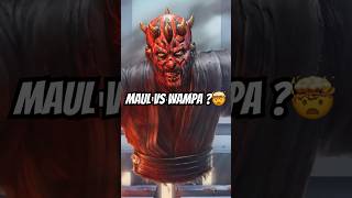 🔴Dark Maul VS Wampa 🔵 starwars shorts shortclip [upl. by Papageno]