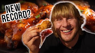 Paddy The Baddy Breaks Chicken Wing Record At His Favorite Restaurant [upl. by Nanon]