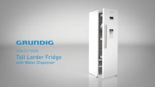 Tall Larder Fridge GSN10710DW  Grundig [upl. by Jemina]