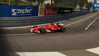 Ferrari F2005 Monaco Hotlap 115344 [upl. by Aohk]