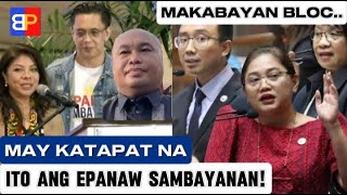 BREAKING Makabayan bloc may KATAPAT na eto ang EPANAW SAMBAYANAN partylist [upl. by Antonius]