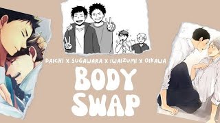 Body Swap  Haikyuu Fanfiction  Part 12 [upl. by Elleinwad]