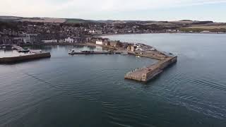 STONEHAVEN ABERDEENSHIRE DRONE FOOTAGE [upl. by Silado832]