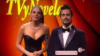 Premios TvyNovelas 2015  Livia Brito y Jose Ron Primer Actor [upl. by Eanal]