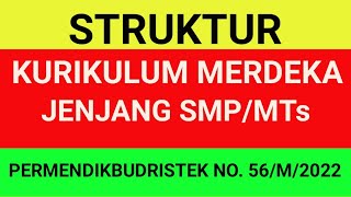 Struktur Kurikulum Merdeka Jenjang SMPMTs [upl. by Lesli701]