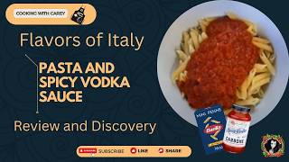 Tasting Carbone Spicy Vodka pasta sauce wBarilla Mini Penne [upl. by Mikahs]