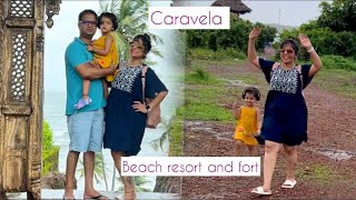 Goa vlog  Caravela resort and side scene 🏖️ part3 [upl. by Manya228]