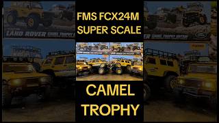 FMS FCX24M Camel Trophy edition Range Rover  discovery  defender 90 110 landrover fmsmodelRC [upl. by Hinze]