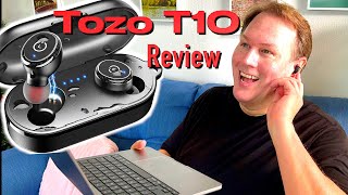 Tozo T10 Upgraded Wireless Earbud Review💦😎🧜🏻‍♂️ Better than AirPods [upl. by Aryhs518]