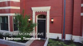 Gables McKinney Ave 3 Bedroom Townhome Walkthrough [upl. by Winston]