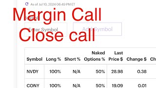 Margin call  Warning Becareful [upl. by Iturhs]