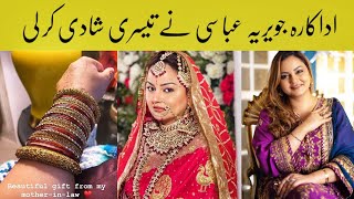 Javeria Abbasi Announces Third Marriage With Details  Showbiz Kahani [upl. by Darahs]