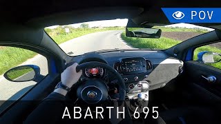 Abarth 695 Tributo 131 Rally 2023  POV Drive  Project Automotive [upl. by Norvin]