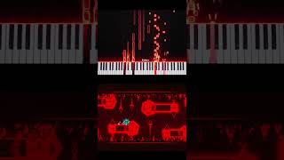 Bloodbath Piano Tutorial piano tutorial shorts geometrydash [upl. by Naugan60]