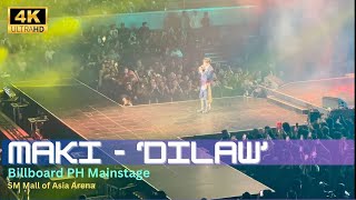 FANCAM MAKI  Dilaw Performance at Billboard PH Mainstage SM MOA Arena 101524 [upl. by Xyla]