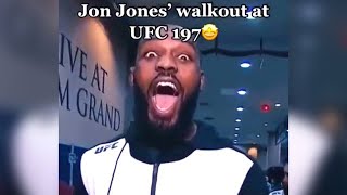 Jon Jones Most Legendary Walk Out UFC 197 [upl. by Annaiviv]