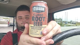 stubborn root beer taste test its was ok [upl. by Hussar]