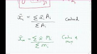 Statics  Centroids  CentroidCoGCoMass [upl. by Noryb54]