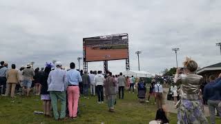 Kentucky Derby 2022 Rich Strike silences the infield [upl. by Balcer]