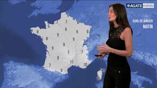 MÉTÉO AGATE DU 25 01 2018 [upl. by Aikas]