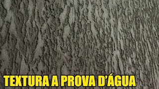 Parede Texturizada A Prova Dágua  Faça Você Mesmo [upl. by Chrotoem]