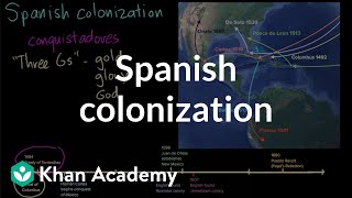 Spanish colonization  Period 1 14911607  AP US History  Khan Academy [upl. by Holms]